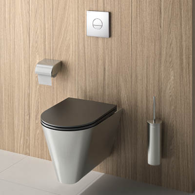 S21 S wall-hung stainless steel designer WC